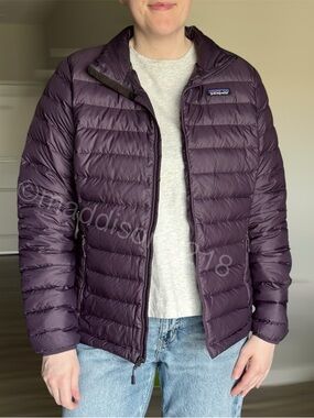 Patagonia Down Sweater Jacket Large Piton Purple Regular Fit 800-fill down L